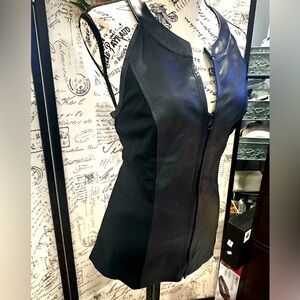 Black Sleeveless Women's Top